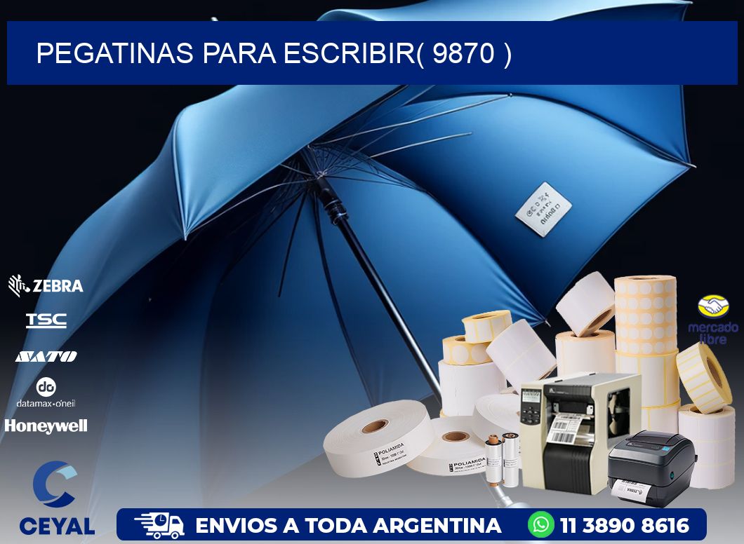 PEGATINAS PARA ESCRIBIR( 9870 )