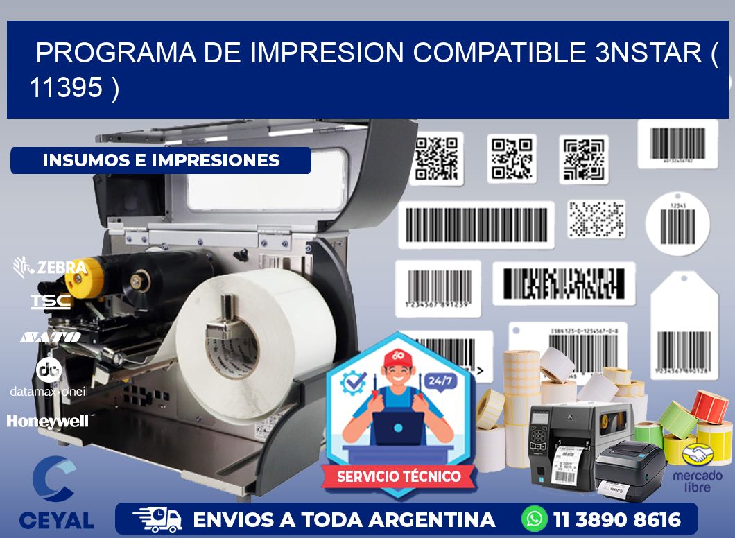 PROGRAMA DE IMPRESION COMPATIBLE 3NSTAR ( 11395 )