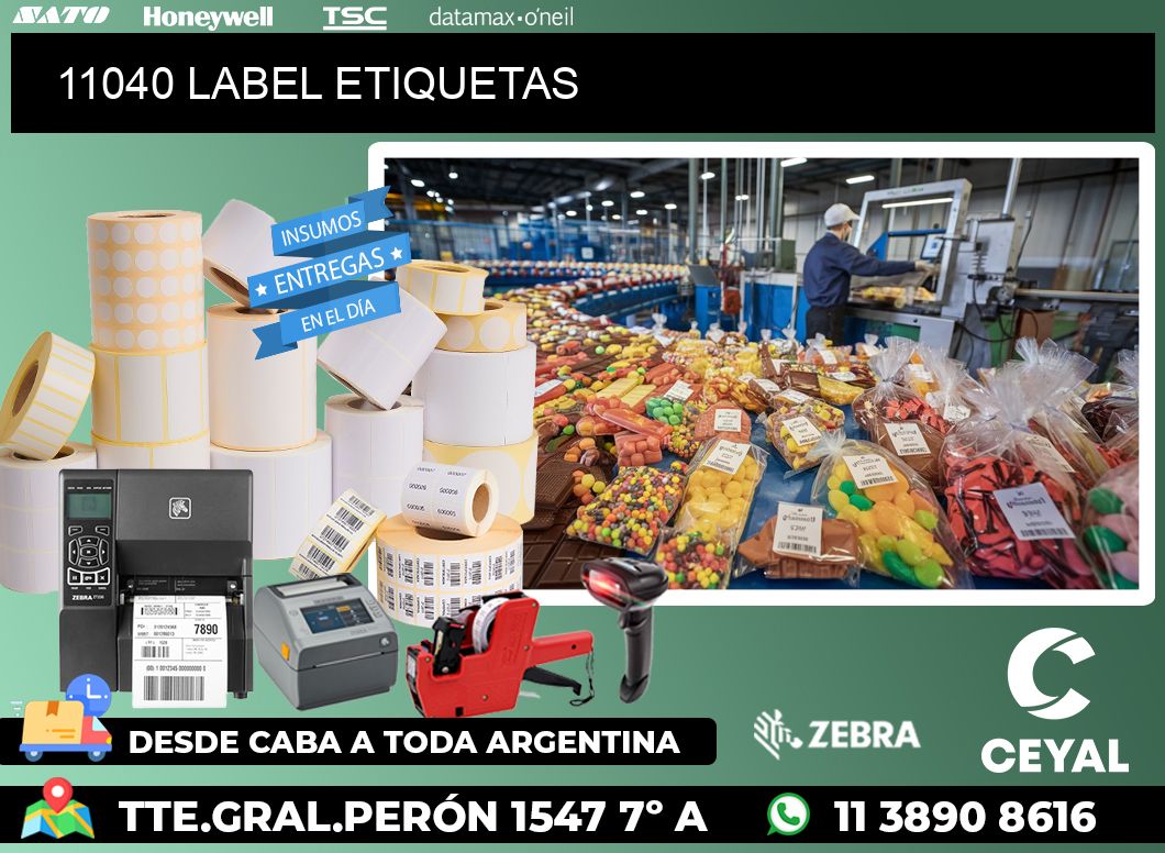 11040 LABEL ETIQUETAS