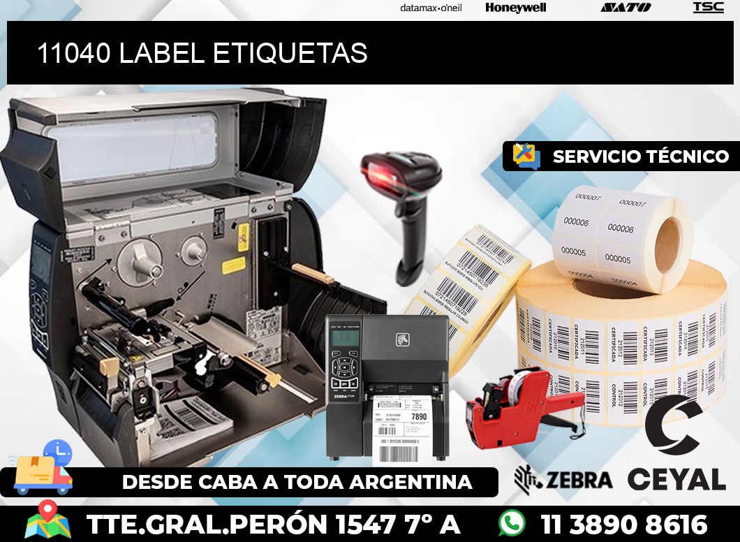 11040 LABEL ETIQUETAS