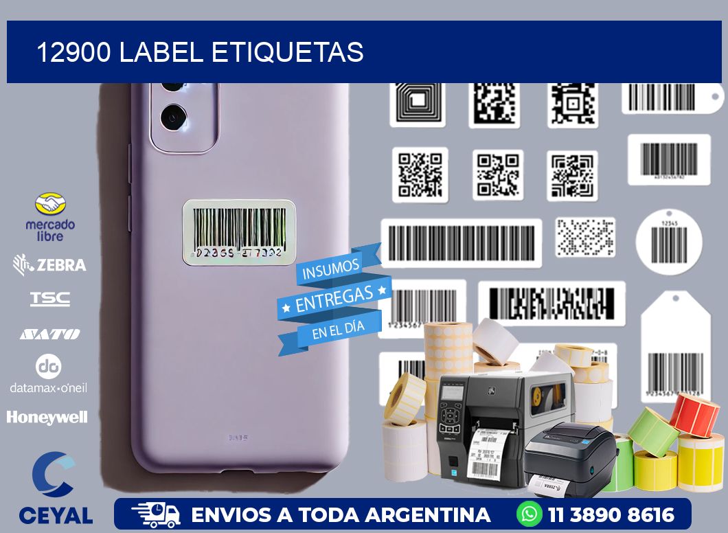 12900 LABEL ETIQUETAS