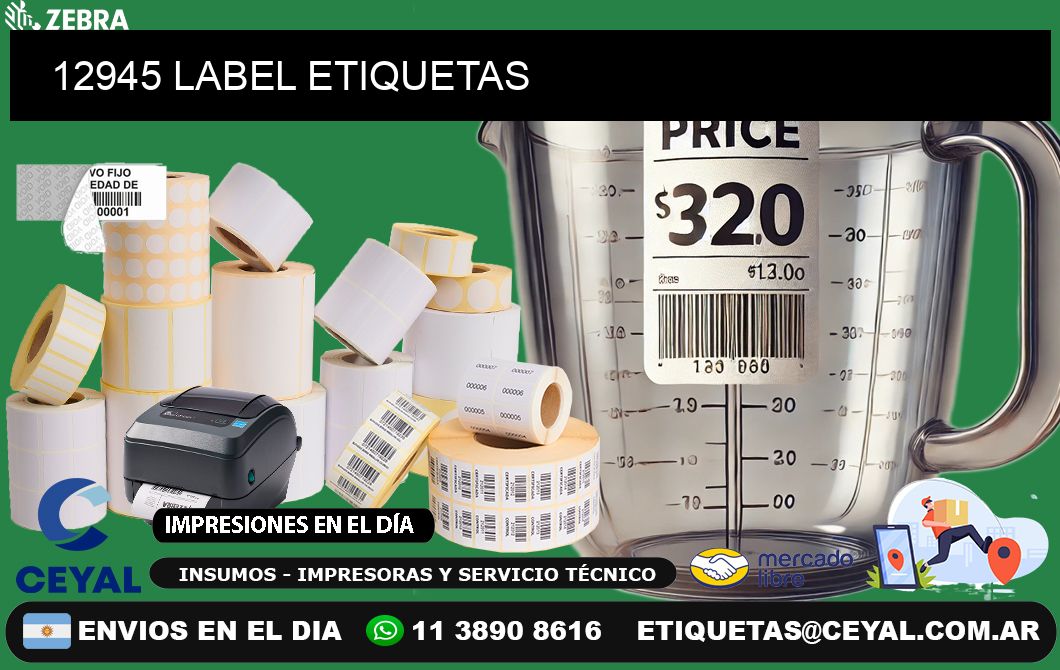 12945 LABEL ETIQUETAS