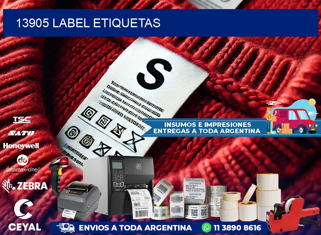 13905 LABEL ETIQUETAS