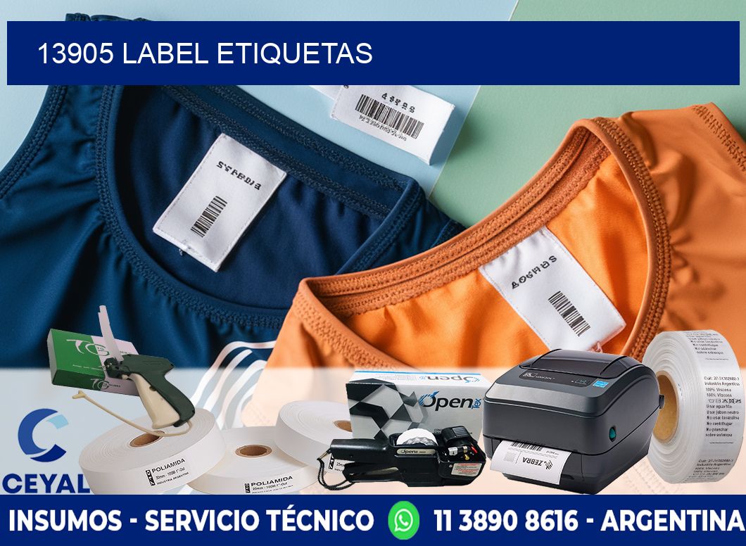 13905 LABEL ETIQUETAS