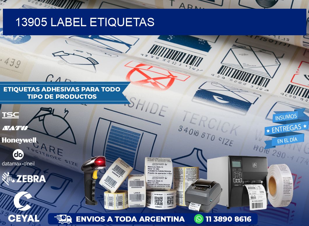 13905 LABEL ETIQUETAS