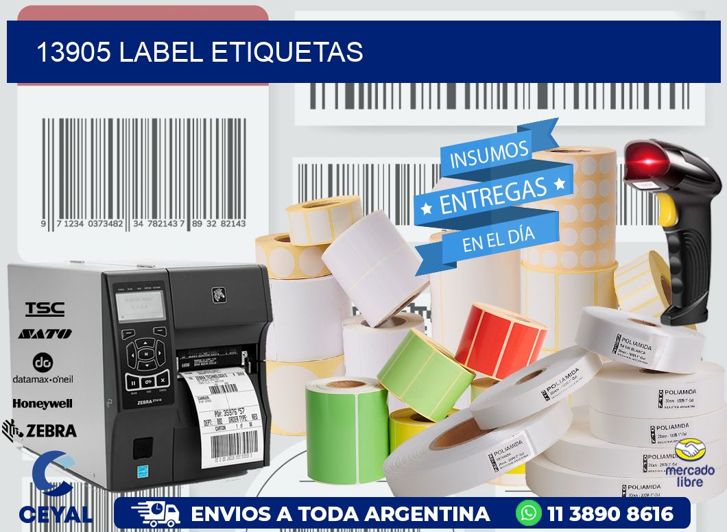 13905 LABEL ETIQUETAS