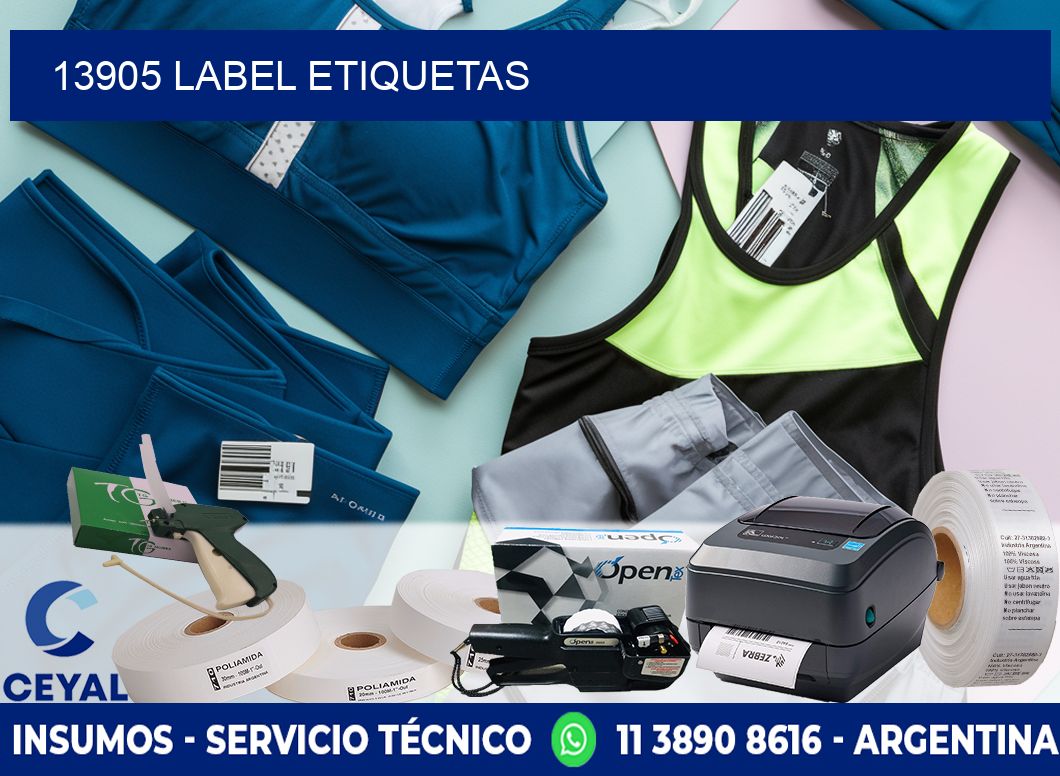 13905 LABEL ETIQUETAS