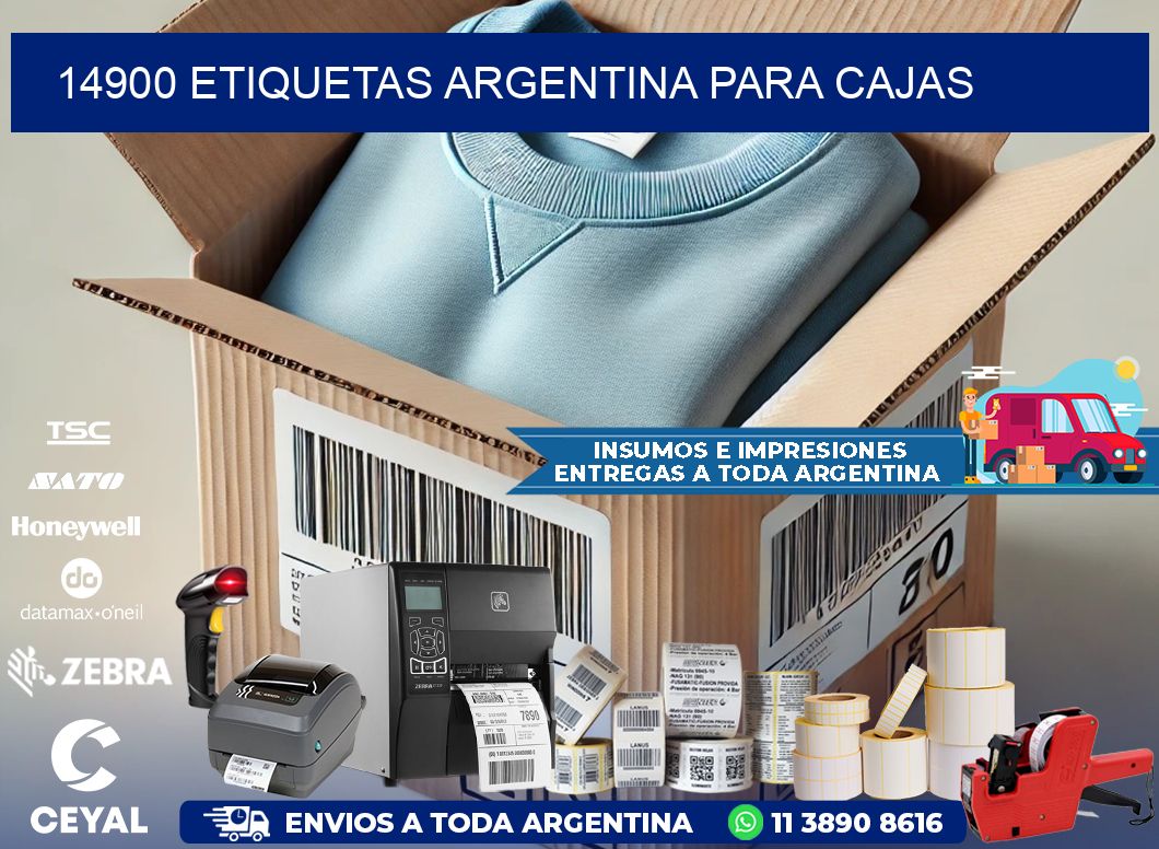 14900 ETIQUETAS ARGENTINA PARA CAJAS