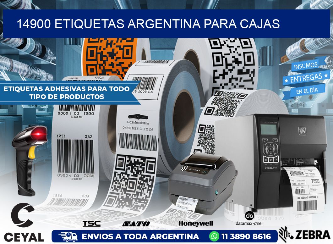 14900 ETIQUETAS ARGENTINA PARA CAJAS