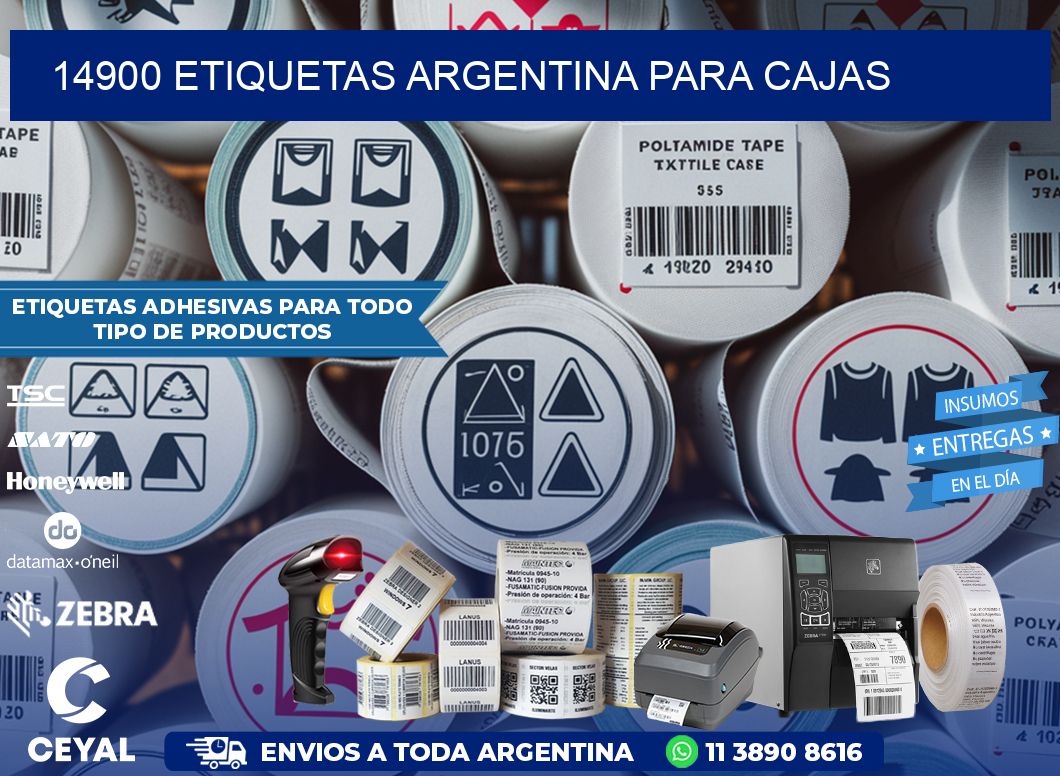 14900 ETIQUETAS ARGENTINA PARA CAJAS