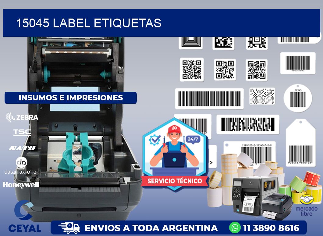 15045 LABEL ETIQUETAS