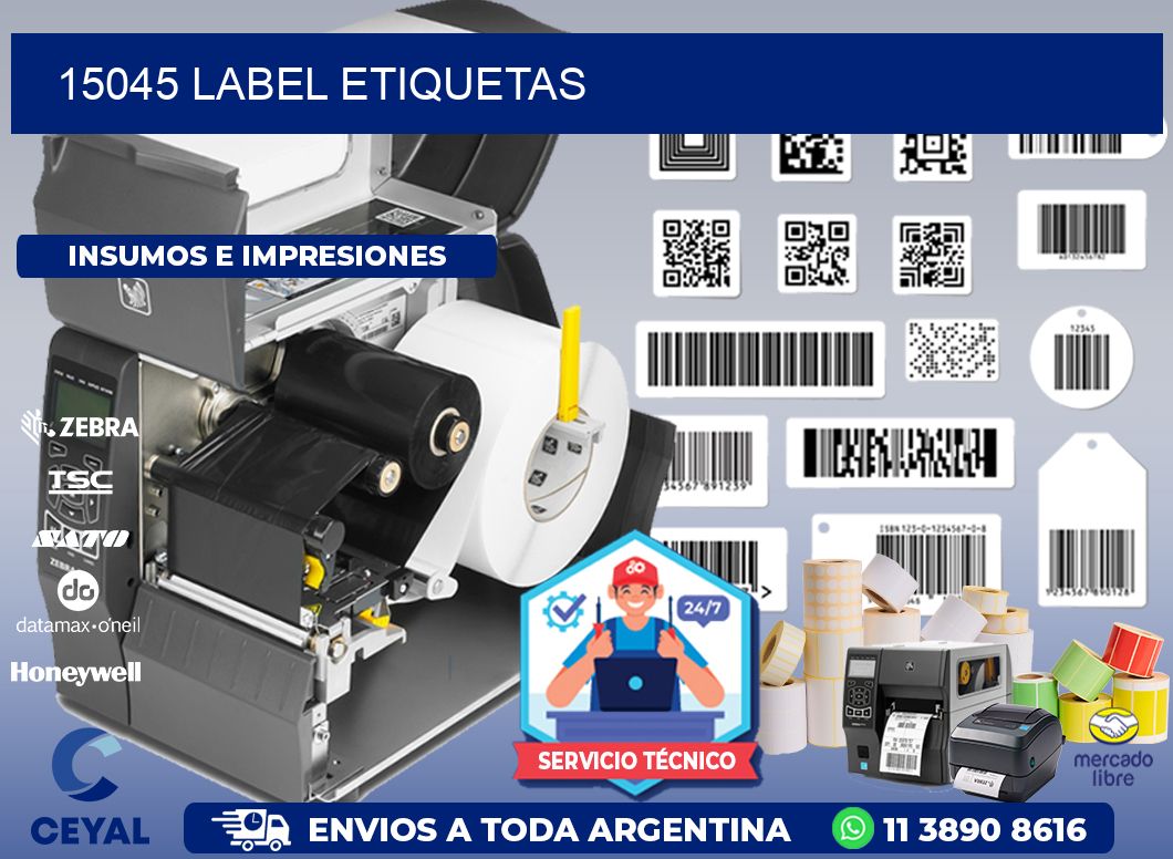 15045 LABEL ETIQUETAS