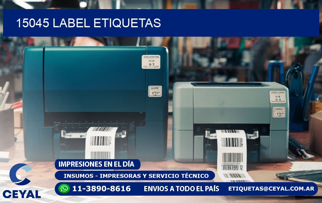 15045 LABEL ETIQUETAS