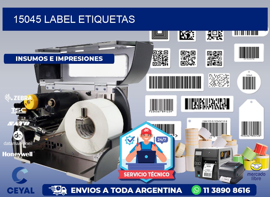 15045 LABEL ETIQUETAS