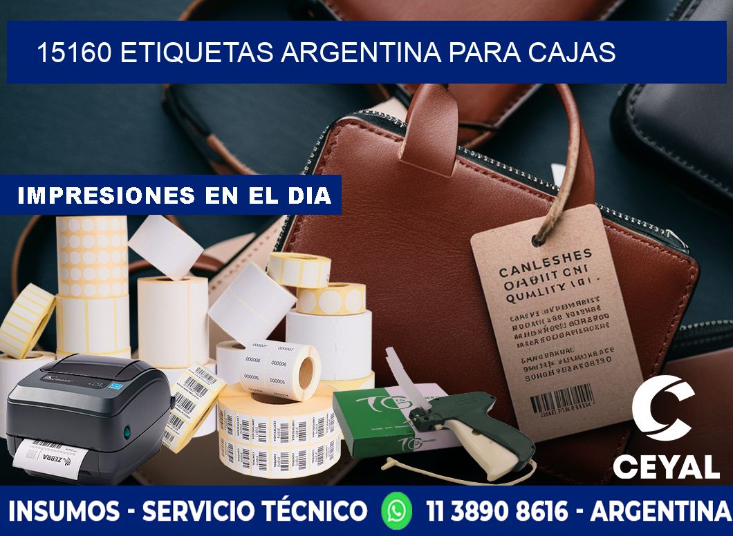 15160 ETIQUETAS ARGENTINA PARA CAJAS