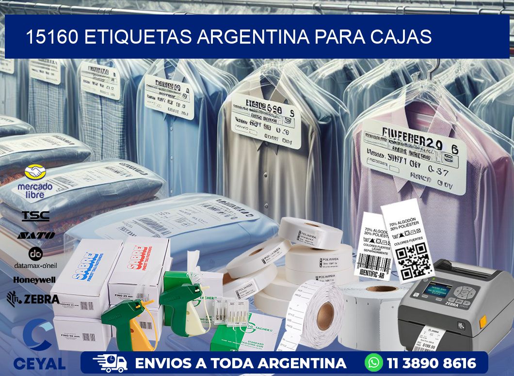 15160 ETIQUETAS ARGENTINA PARA CAJAS