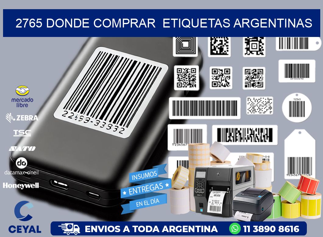 2765 DONDE COMPRAR  ETIQUETAS ARGENTINAS