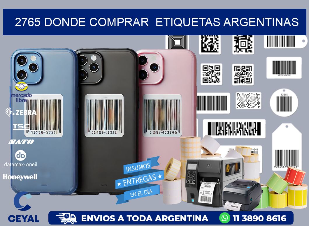 2765 DONDE COMPRAR  ETIQUETAS ARGENTINAS