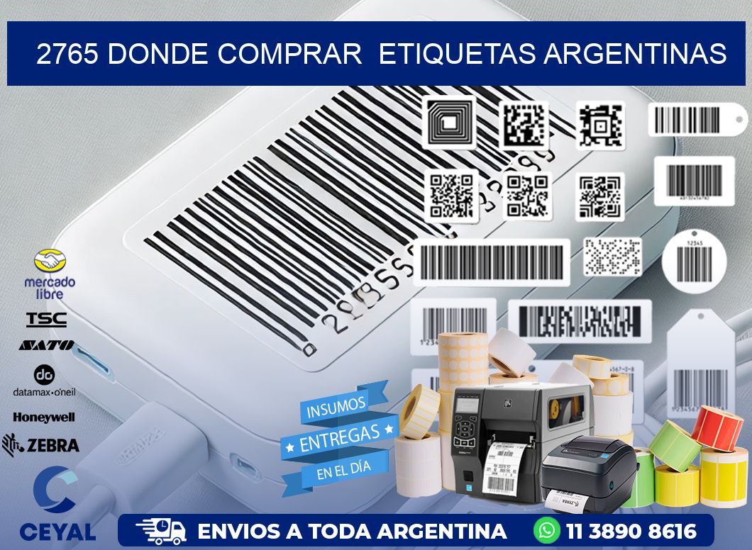 2765 DONDE COMPRAR  ETIQUETAS ARGENTINAS