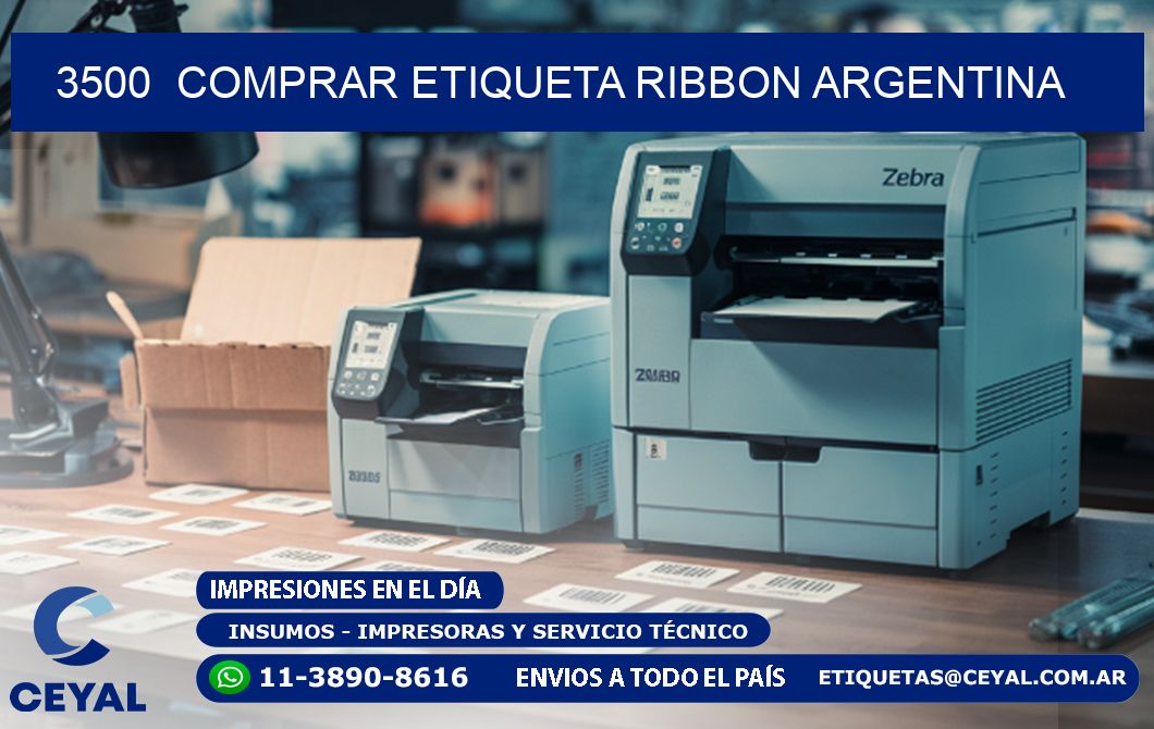 3500  COMPRAR ETIQUETA RIBBON ARGENTINA