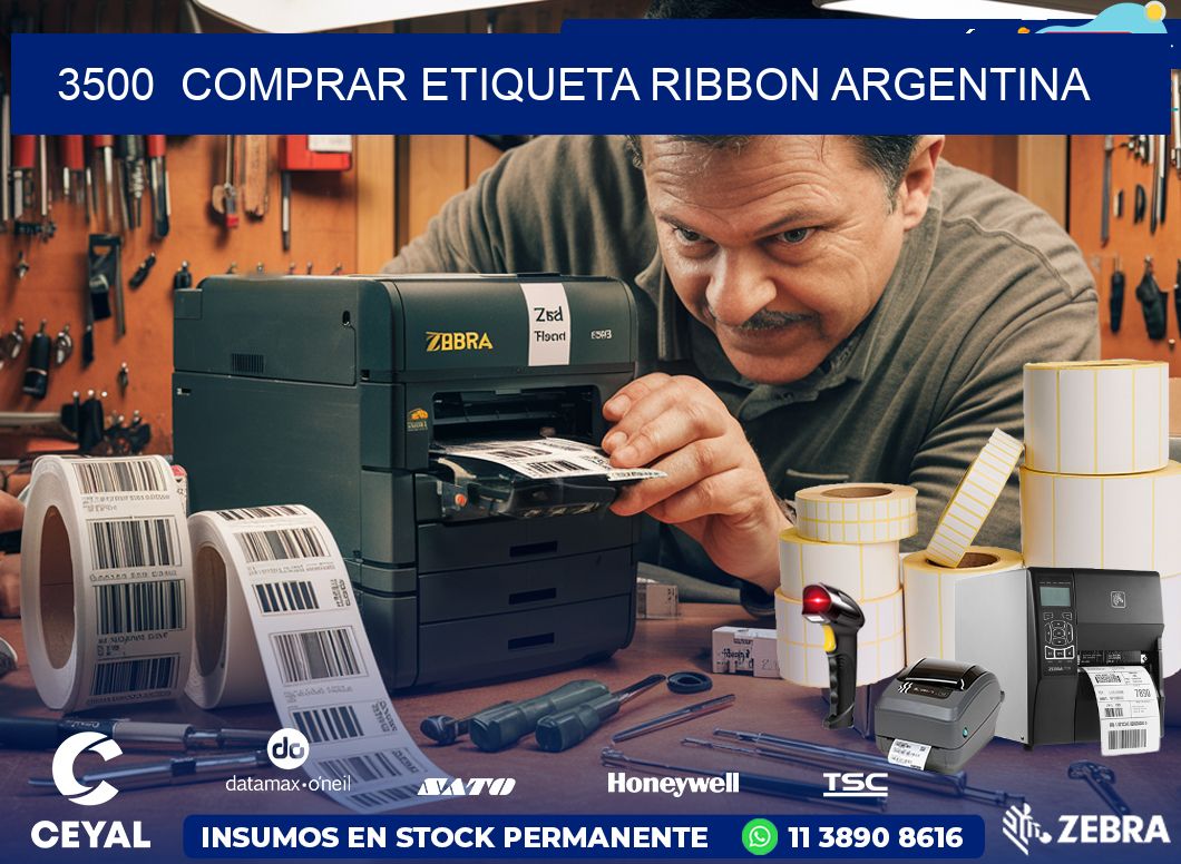 3500  COMPRAR ETIQUETA RIBBON ARGENTINA