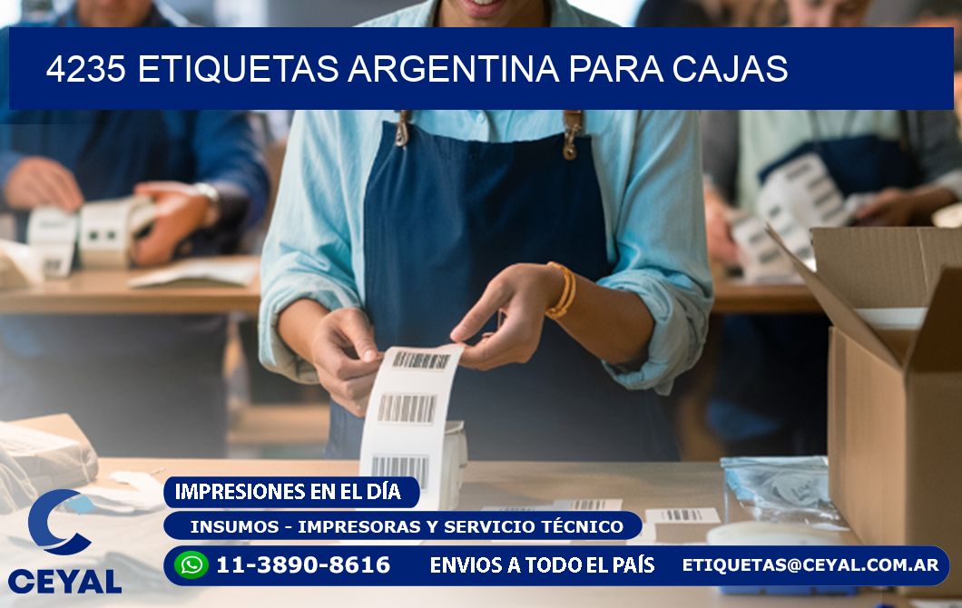 4235 ETIQUETAS ARGENTINA PARA CAJAS