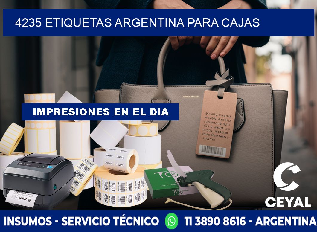 4235 ETIQUETAS ARGENTINA PARA CAJAS