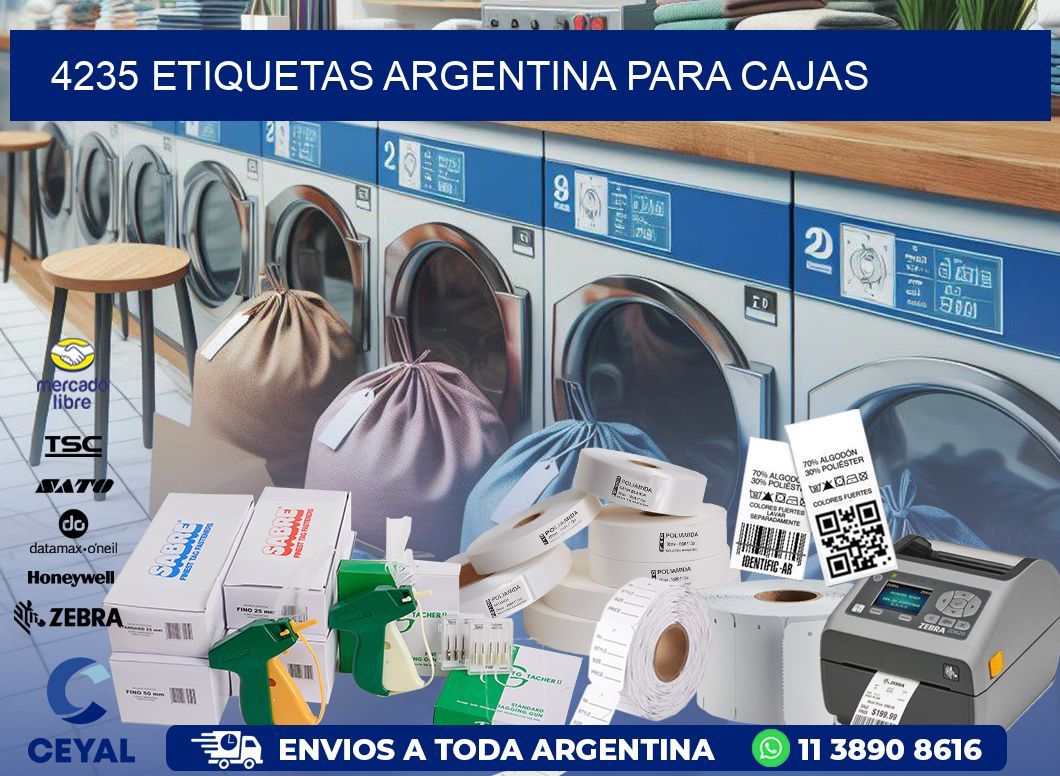 4235 ETIQUETAS ARGENTINA PARA CAJAS