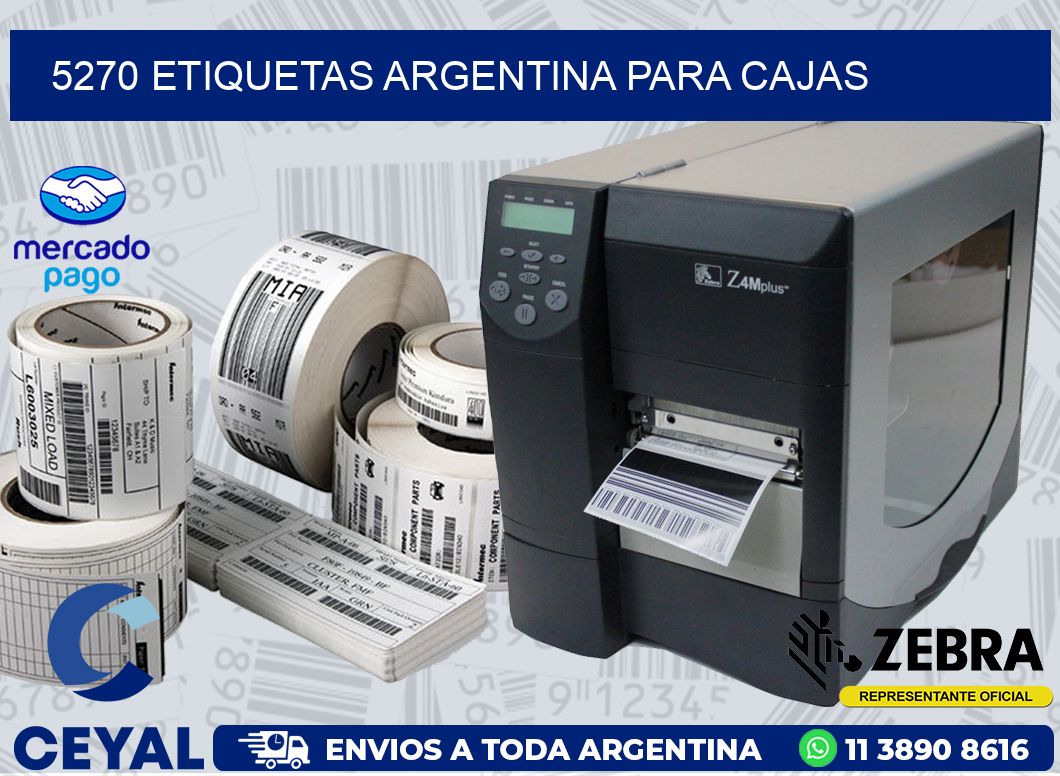 5270 ETIQUETAS ARGENTINA PARA CAJAS