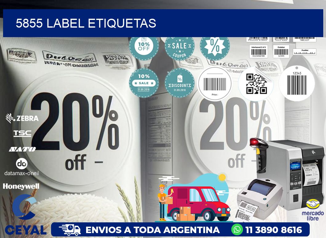 5855 LABEL ETIQUETAS