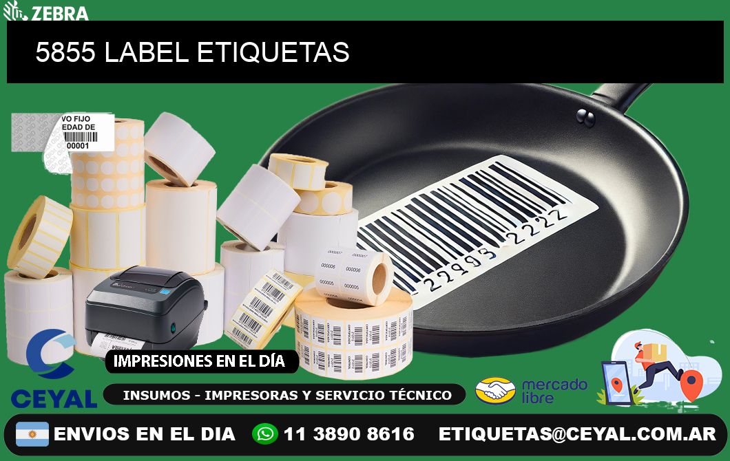 5855 LABEL ETIQUETAS