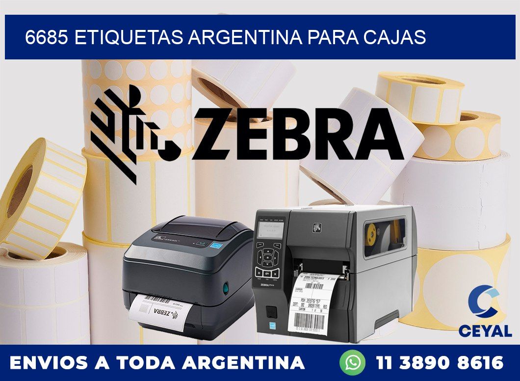 6685 ETIQUETAS ARGENTINA PARA CAJAS