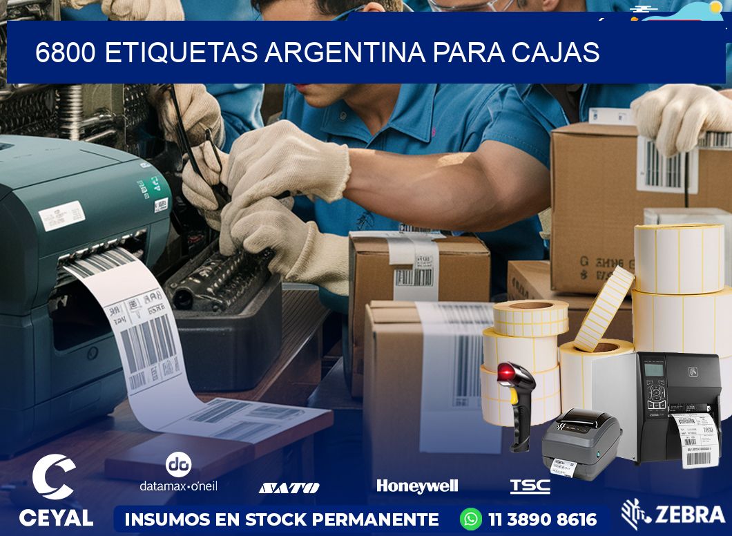 6800 ETIQUETAS ARGENTINA PARA CAJAS