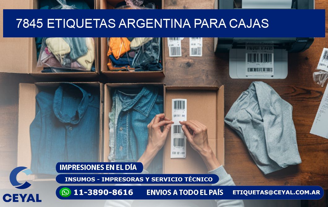 7845 ETIQUETAS ARGENTINA PARA CAJAS