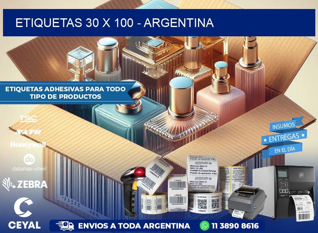 ETIQUETAS 30 x 100 – ARGENTINA