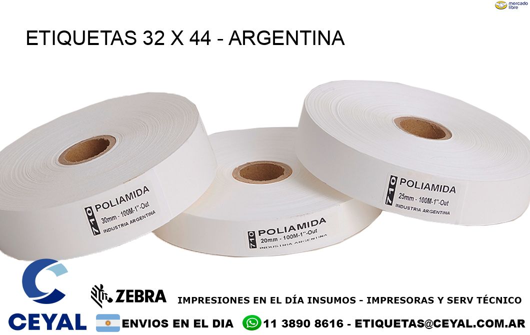 ETIQUETAS 32 x 44 - ARGENTINA