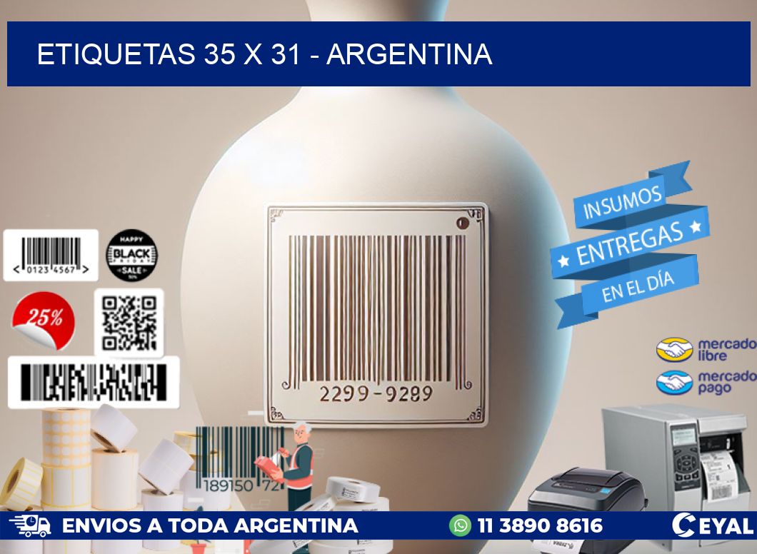 ETIQUETAS 35 x 31 - ARGENTINA