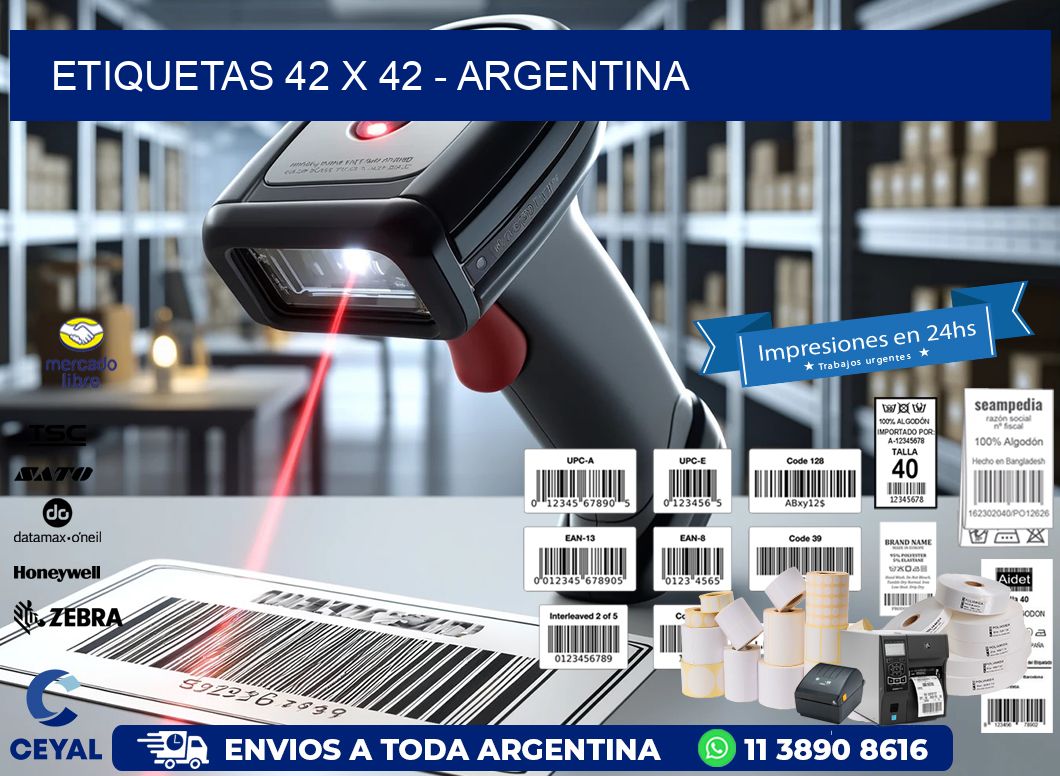 ETIQUETAS 42 x 42 – ARGENTINA