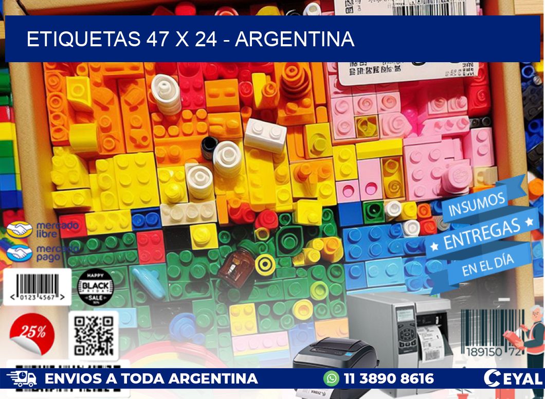 ETIQUETAS 47 x 24 - ARGENTINA