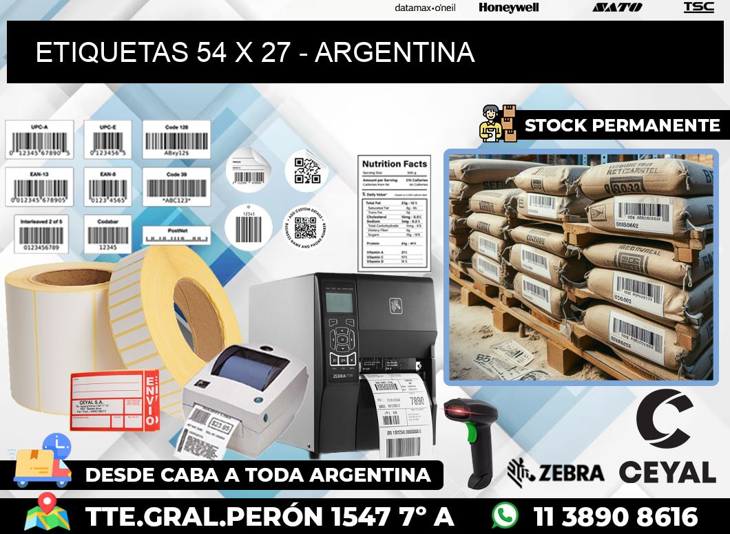 ETIQUETAS 54 x 27 – ARGENTINA