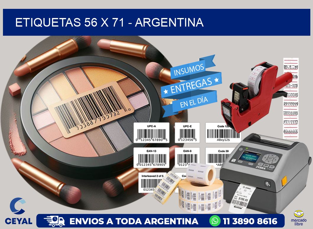 ETIQUETAS 56 x 71 - ARGENTINA