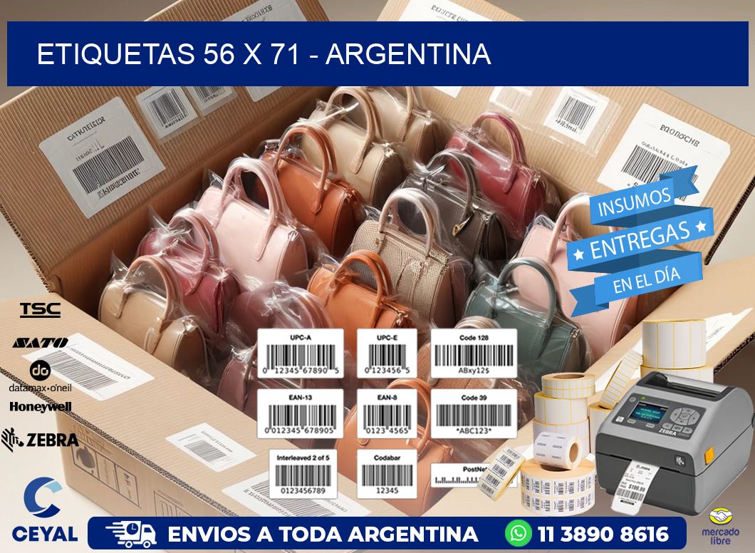 ETIQUETAS 56 x 71 - ARGENTINA