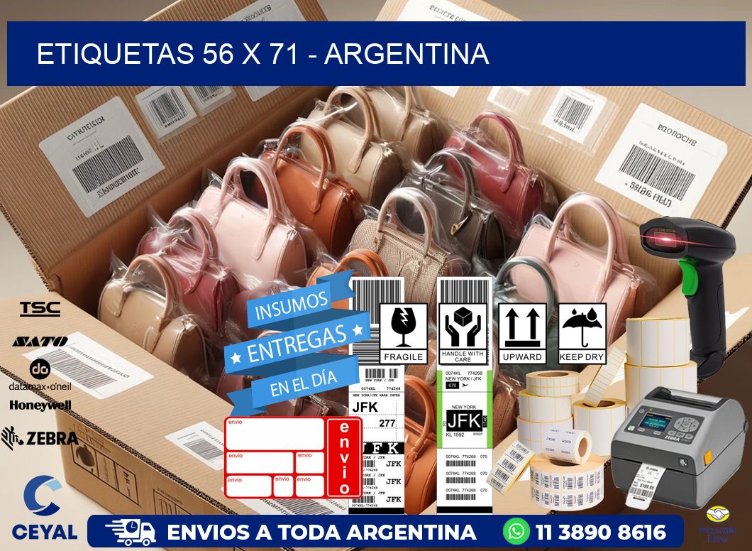 ETIQUETAS 56 x 71 - ARGENTINA