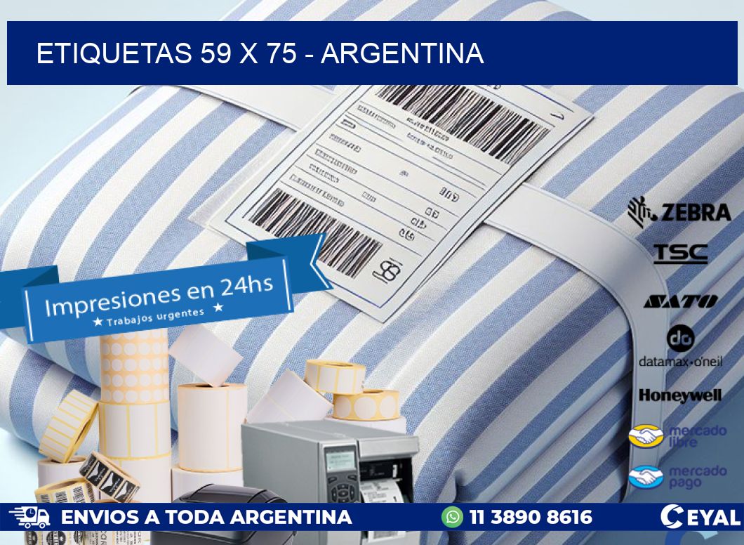 ETIQUETAS 59 x 75 - ARGENTINA