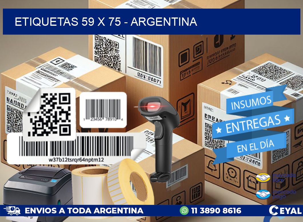 ETIQUETAS 59 x 75 - ARGENTINA