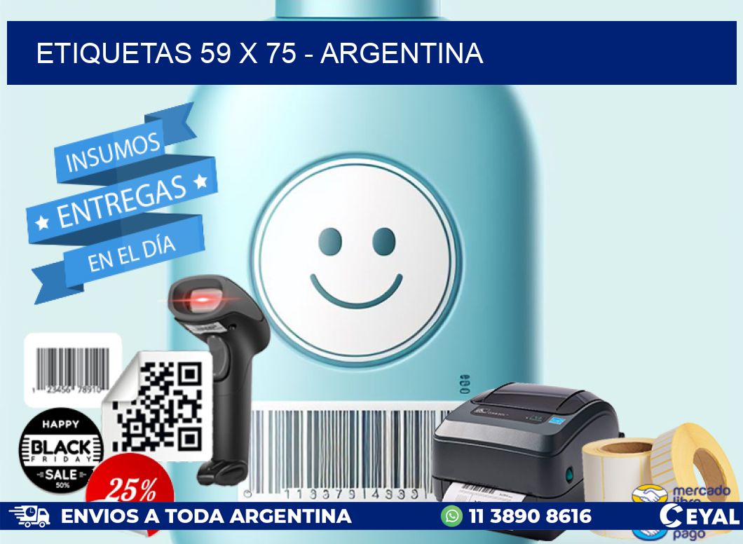 ETIQUETAS 59 x 75 - ARGENTINA