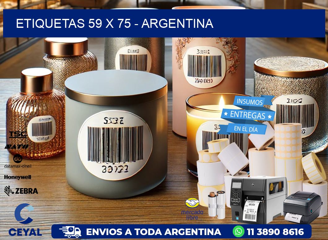 ETIQUETAS 59 x 75 - ARGENTINA