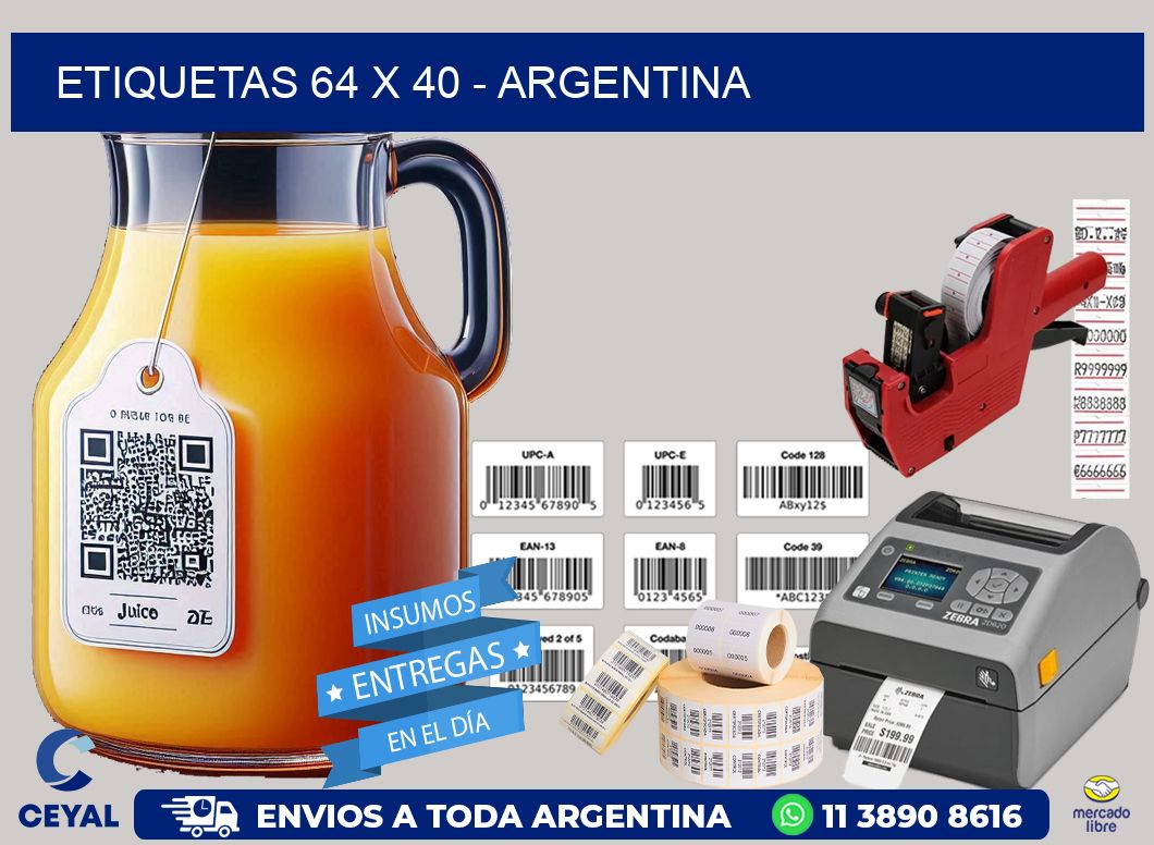 ETIQUETAS 64 x 40 – ARGENTINA