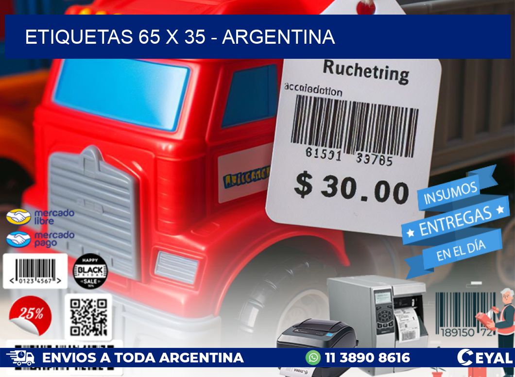 ETIQUETAS 65 x 35 – ARGENTINA