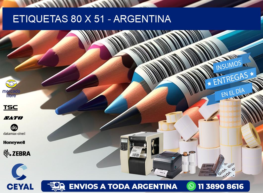 ETIQUETAS 80 x 51 - ARGENTINA